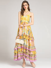 Load image into Gallery viewer, VITEX Cascading Floral Long Dress
