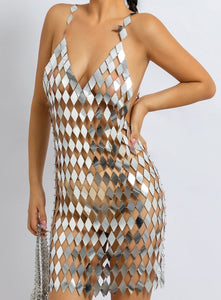 SNOWBOMBING Diamond Pattern Dress