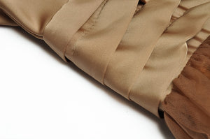 ELLOWWOOD Satin Tulle Dress