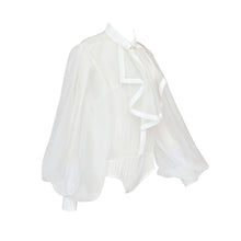 Load image into Gallery viewer, GRANDIDENTA Lantern Sleeve Top
