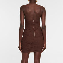 Load image into Gallery viewer, WASHINGTONIA Mesh Mini Dress
