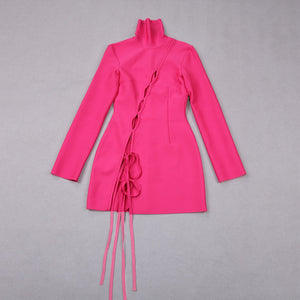 ALBIZIA Bandage Turtleneck Mini