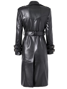 WAKA PU Leather Coat