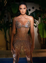 Load image into Gallery viewer, WEDELIA Crystal Tassel Mini
