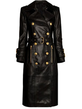 Load image into Gallery viewer, WAKA PU Leather Coat
