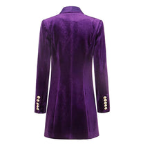 Load image into Gallery viewer, SACCHA Blazer Velvet Dress
