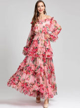 Load image into Gallery viewer, PRUNUS Floral Chiffon Maxi
