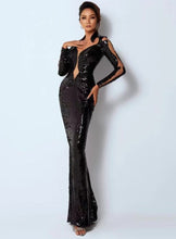 Load image into Gallery viewer, XYLOSMA Sequin Evening Dress
