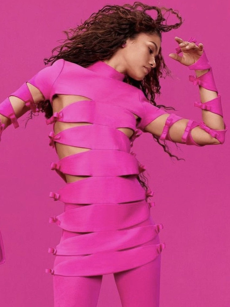 GUANANDI Bandage Dress