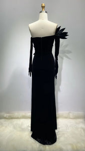 BEYONCE Velvet Inspired Gown