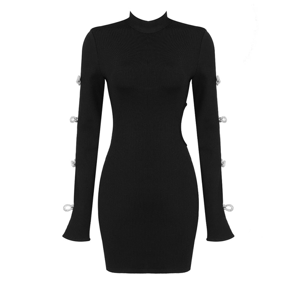 BUSHWARBLER Crystal Bow Sleeve
