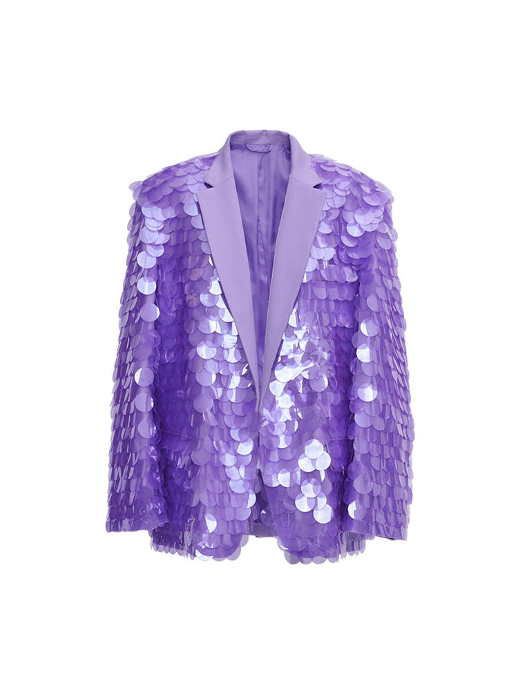 HUMMING Sequin Blazer Dress
