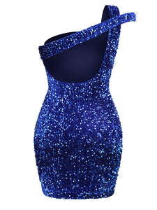 LENKORAN Sequin Mini Dress