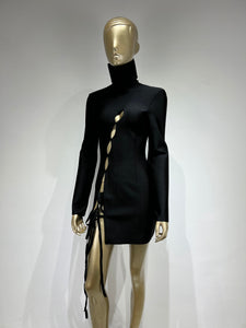 ALBIZIA Bandage Turtleneck Mini