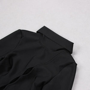 ALBIZIA Bandage Turtleneck Mini