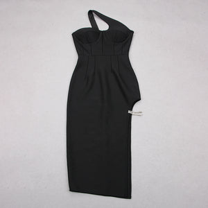 POPULIFOLIA Pink Midi Bandage