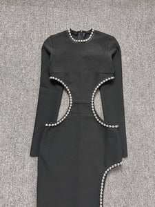 JUNIPERIS Bandage Long Dress