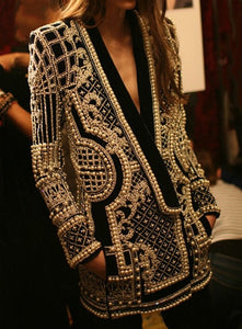 COPEY Beaded Blazer Dress