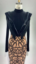 Load image into Gallery viewer, ZIGBA Velvet Sequin Long Dress
