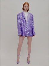 Load image into Gallery viewer, HUMMING Sequin Blazer Dress
