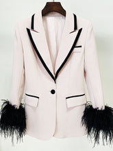 Load image into Gallery viewer, TILIAMERICA Blazer Feather Sleeve
