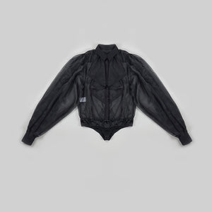 GRANDIDENTA Lantern Sleeve Top
