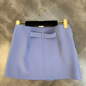 ORIENCEDAR Blazer Skirt Set