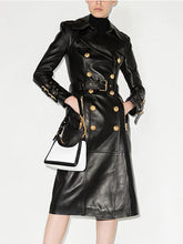 Load image into Gallery viewer, WAKA PU Leather Coat
