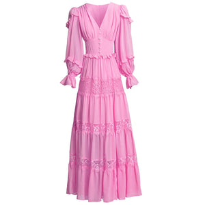 VIGNA Pink Long Dress