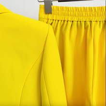 Load image into Gallery viewer, RUE Yellow Blazer Pants Set
