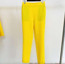 Load image into Gallery viewer, RUE Yellow Blazer Pants Set
