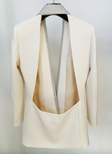 Load image into Gallery viewer, VULTURE Backless Blazer Dress
