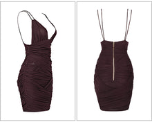 Load image into Gallery viewer, WASHINGTONIA Mesh Mini Dress
