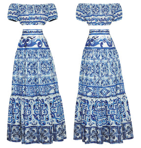 ULMUSA Top Skirt Set