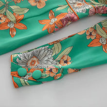 Load image into Gallery viewer, PENSYLVANICA Satin Floral Jumpsuit
