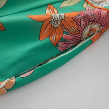 Load image into Gallery viewer, PENSYLVANICA Satin Floral Jumpsuit
