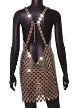 Load image into Gallery viewer, MELT Bronze Acrylic Disk Dress
