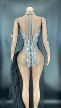 Load image into Gallery viewer, MONCLER Mesh Crystal Long Dress
