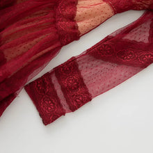 Load image into Gallery viewer, ALBIESBAL Lace Mesh Long Dress
