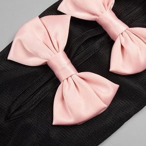 SASSA Bow Top Gloves Skirt Set
