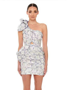 WACHENDORFIA One Shoulder Mini