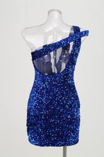 Load image into Gallery viewer, LENKORAN Sequin Mini Dress
