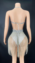 Load image into Gallery viewer, COACH Crystal Tassel Bodysuit
