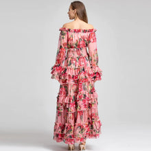 Load image into Gallery viewer, PRUNUS Floral Chiffon Maxi
