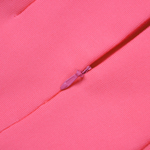 POPULIFOLIA Pink Midi Bandage