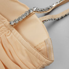 Load image into Gallery viewer, ALMOND Mesh Ruched Midi
