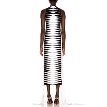 Load image into Gallery viewer, PICEARUBENS Fringe Long Bandage Dress
