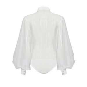 GRANDIDENTA Lantern Sleeve Top