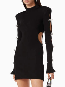 BUSHWARBLER Crystal Bow Sleeve