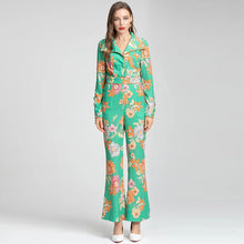 Load image into Gallery viewer, PENSYLVANICA Satin Floral Jumpsuit

